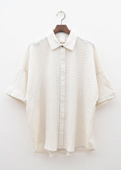 JAN-JAN VAN ESSCHE "SHIRT#88"RAIN KASURI NETTLE CLOTH