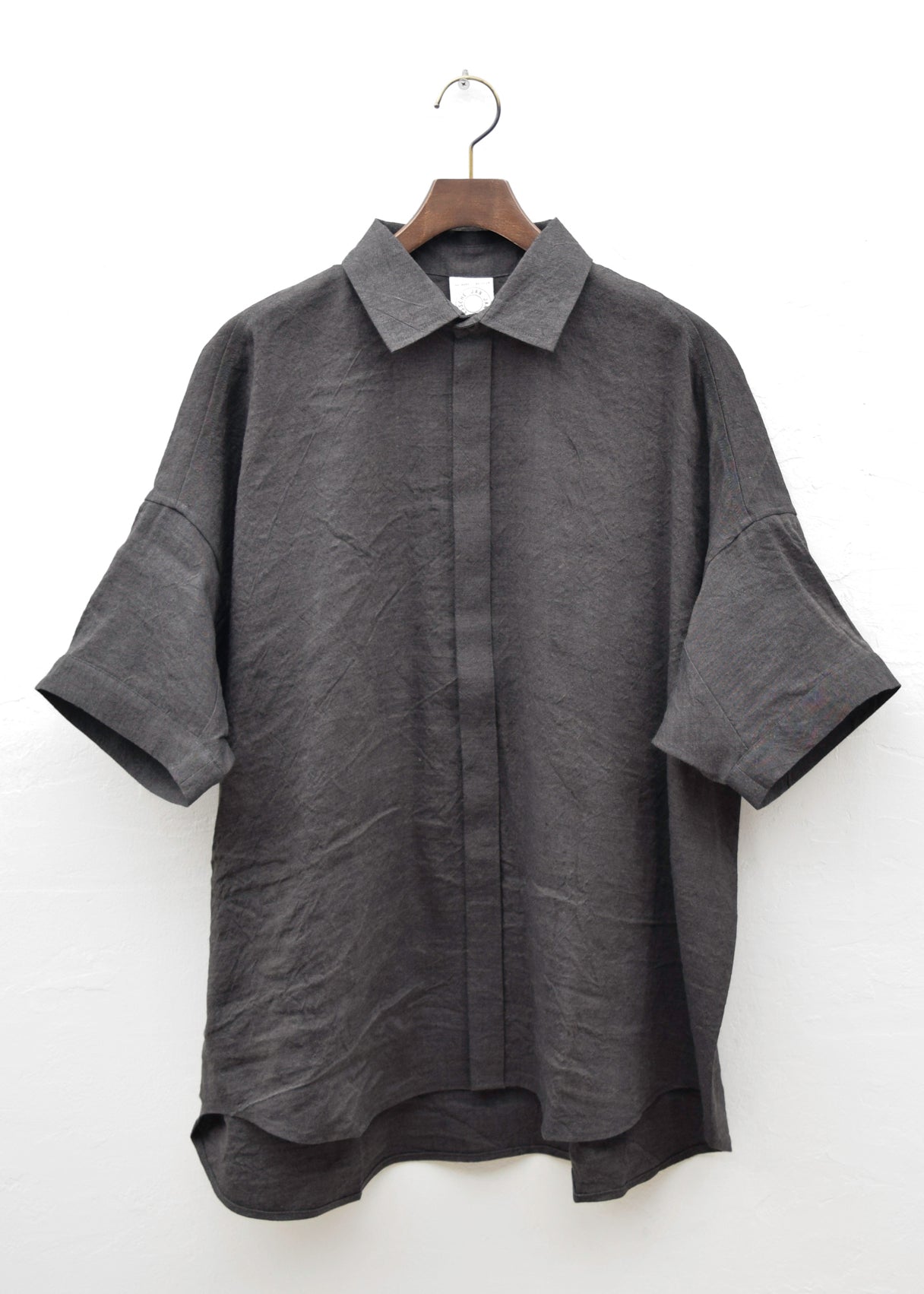 JAN-JAN VAN ESSCHE "SHIRT#88" 铅麻/竹布