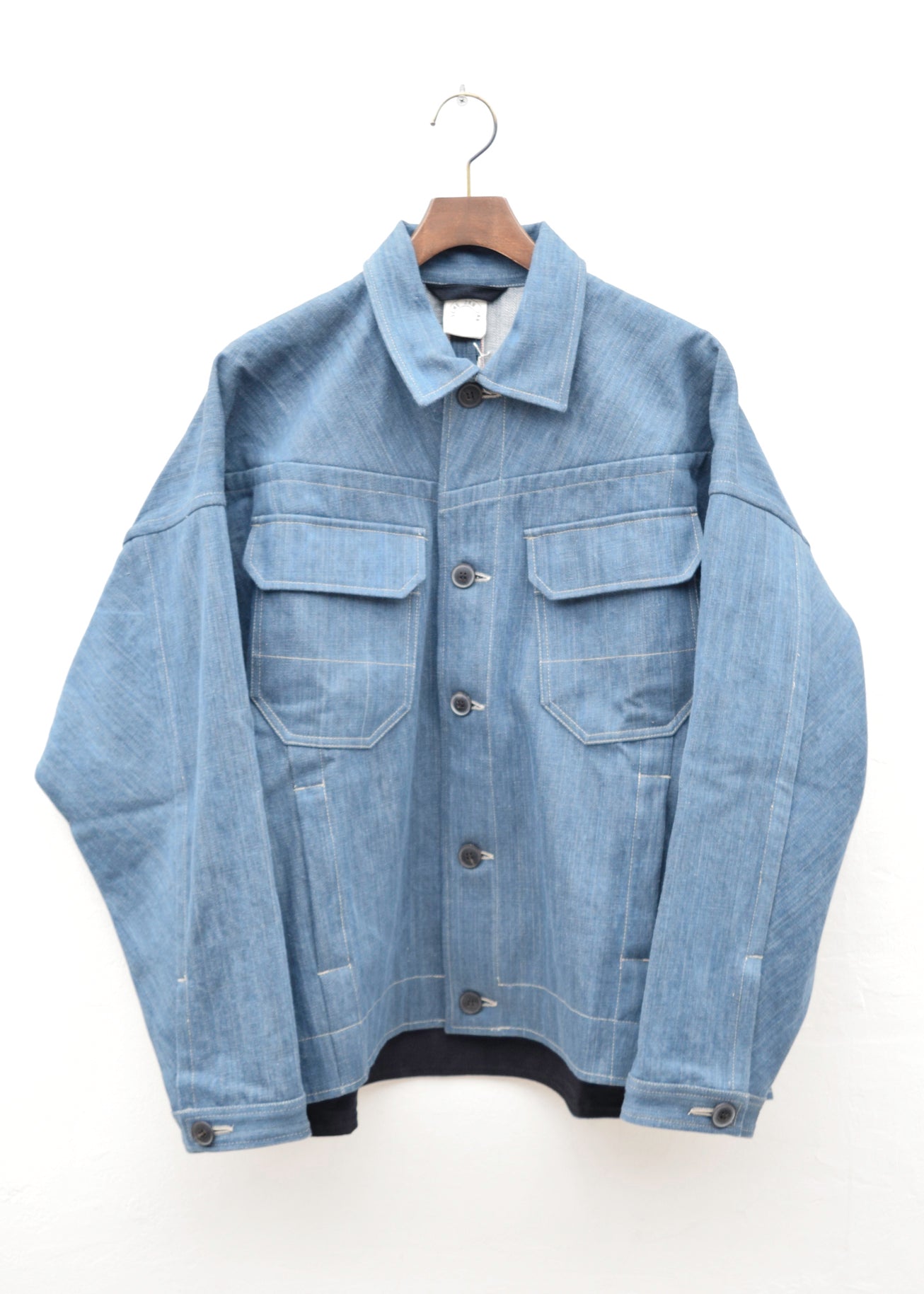 JAN-JAN VAN ESSCHE "JACKET#47"AIZOME COTTON DENIM