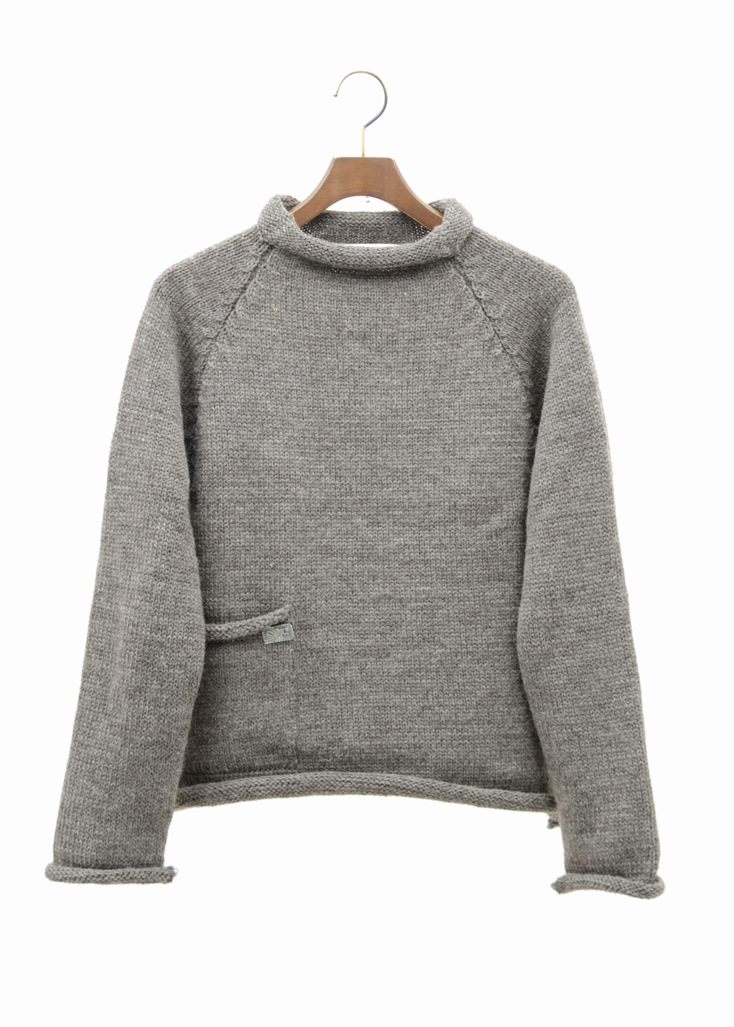 XENIA TELUNTS "FISHERMAN SWEATER" BROWN