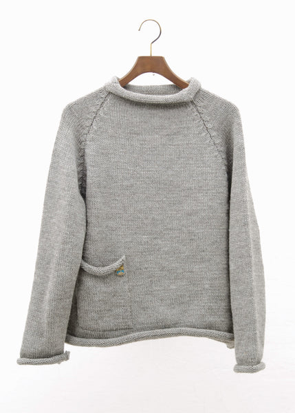 XENIA TELUNTS "FISHERMAN SWEATER" TAUPE