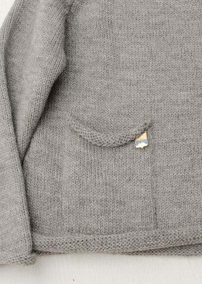 XENIA TELUNTS "FISHERMAN SWEATER" TAUPE