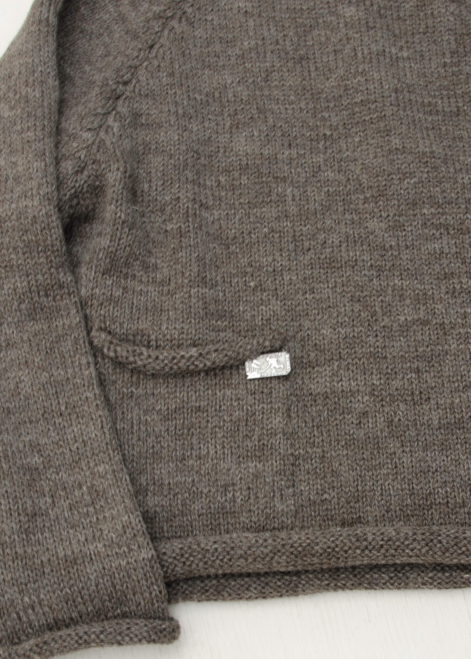 XENIA TELUNTS "FISHERMAN SWEATER" BROWN