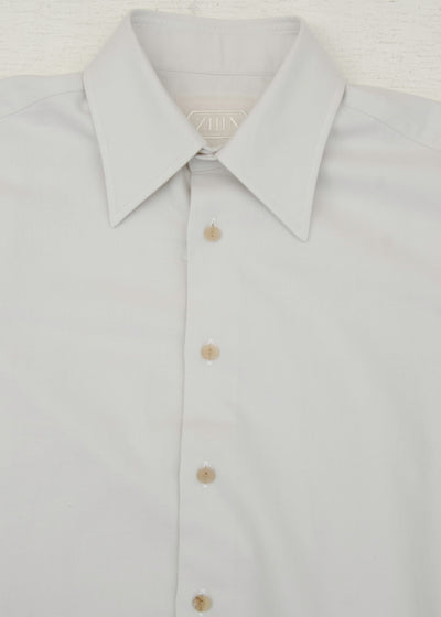 ZIIIN """"""""""""""""BEARSLEY"""""""""""""""" LONG POINT COLLAR SHIRT / KINARI