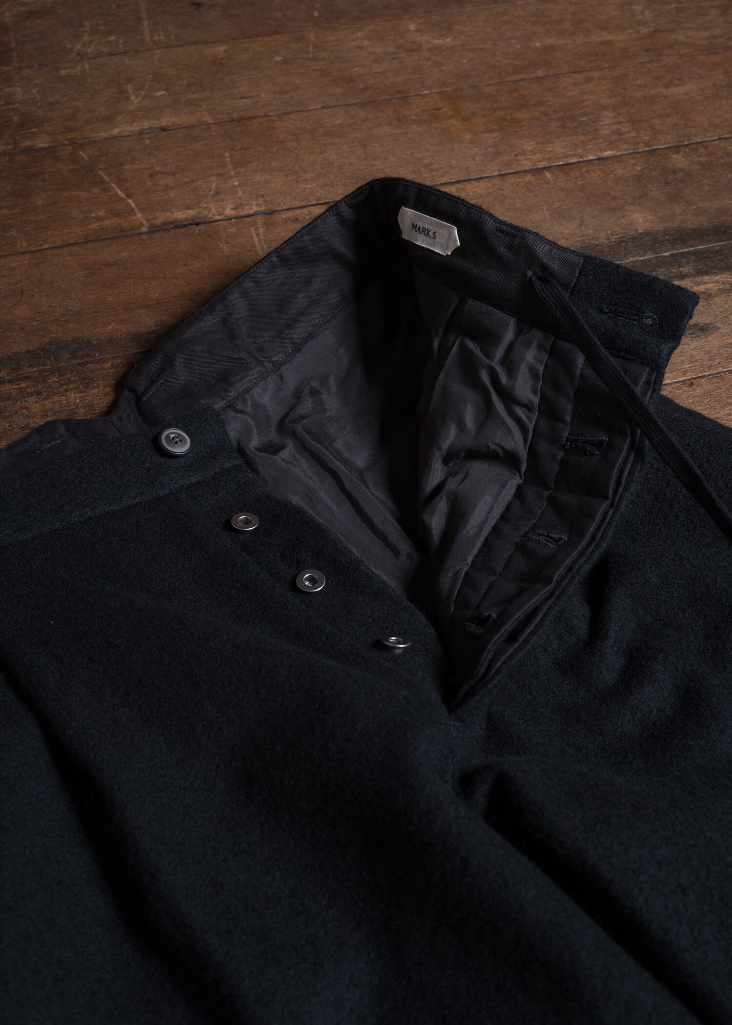 MARK.S MS0107 DOMENICO PANTS BLACK