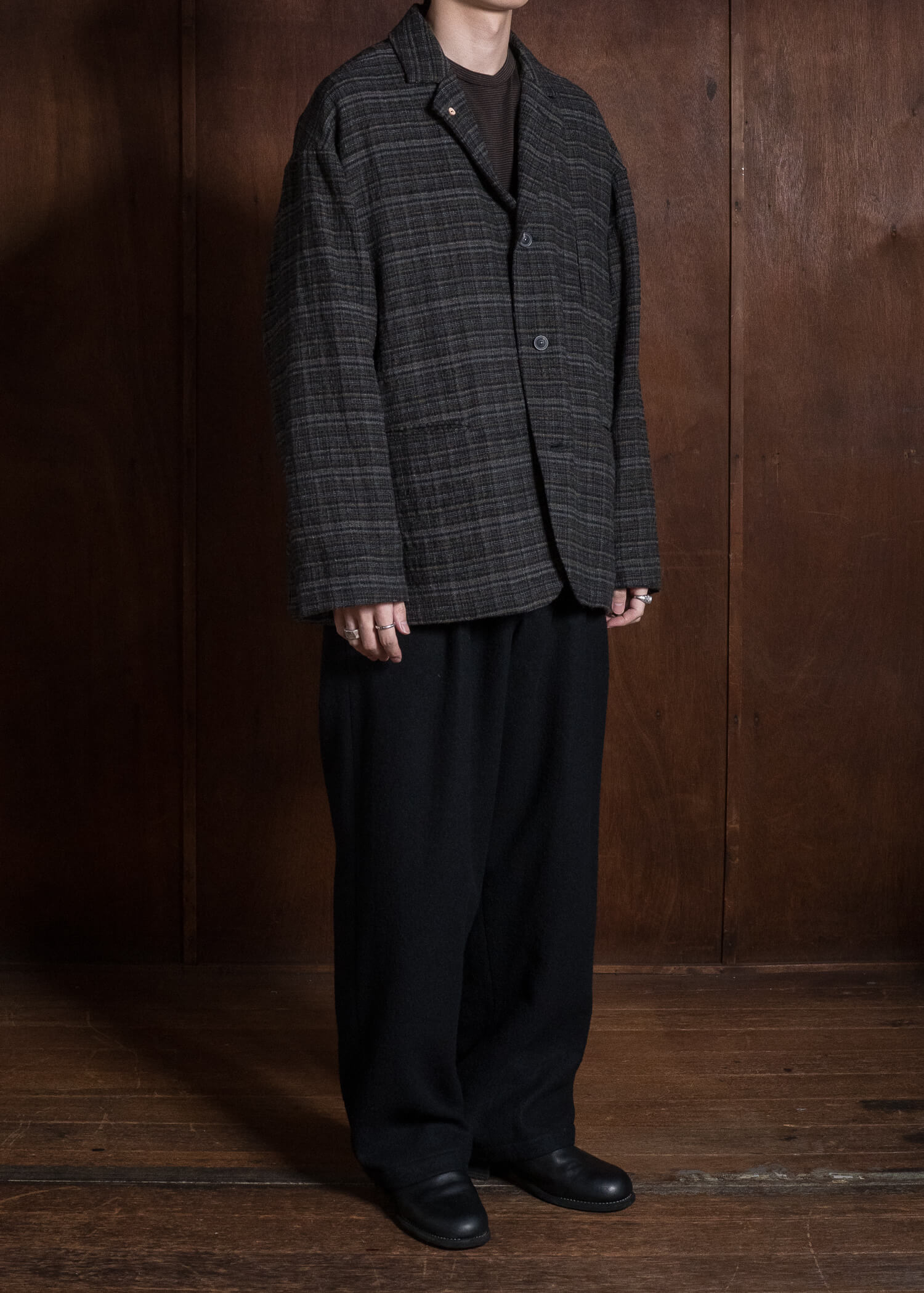MARK.S MS0107 DOMENICO PANTS BLACK
