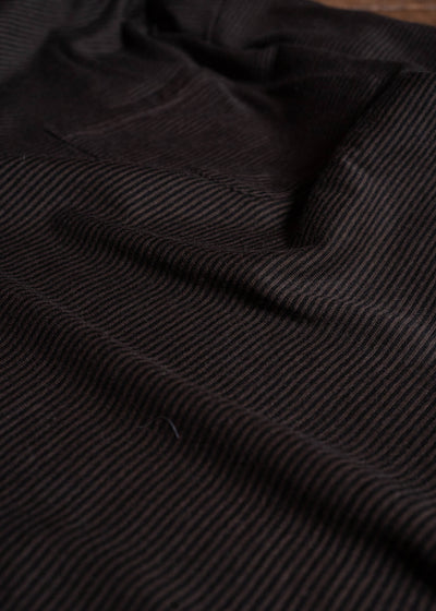 MARK.S MS0116 BORDER LONG TEE SHIRT MUD - DYEING