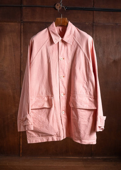 OLIVER CHURCH Outer Jacket / Madder Antique French Cotton / Linen