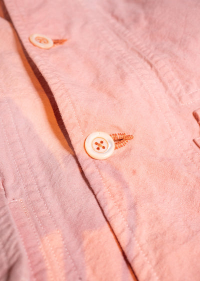 OLIVER CHURCH Outer Jacket / Madder Antique French Cotton / Linen