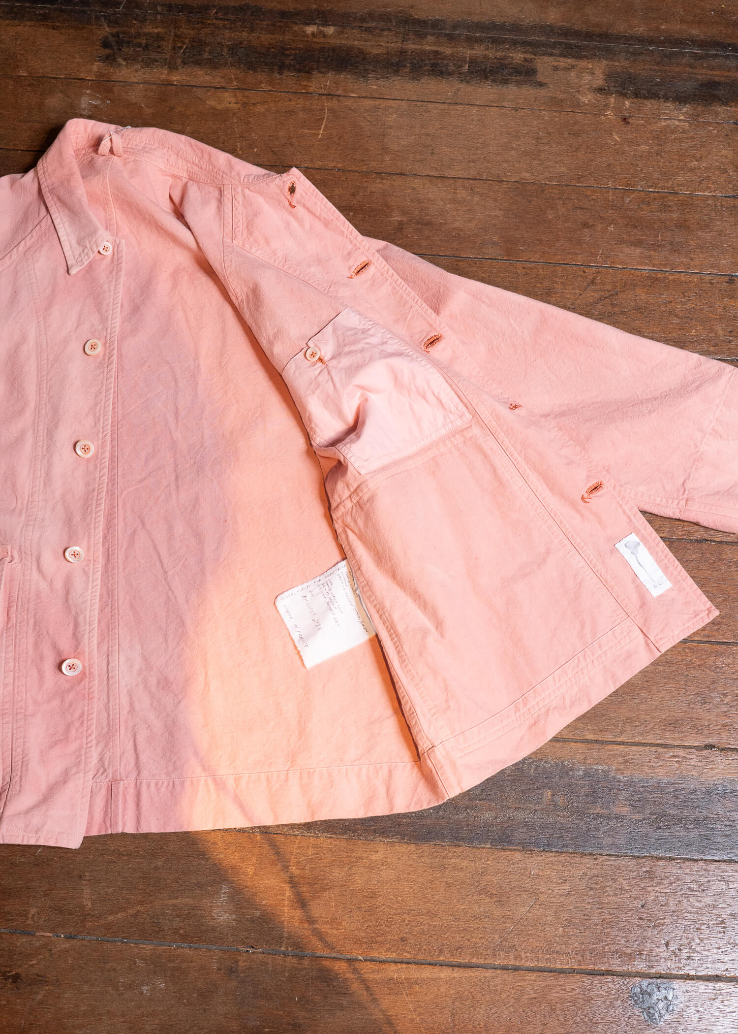 OLIVER CHURCH Outer Jacket / Madder Antique French Cotton / Linen