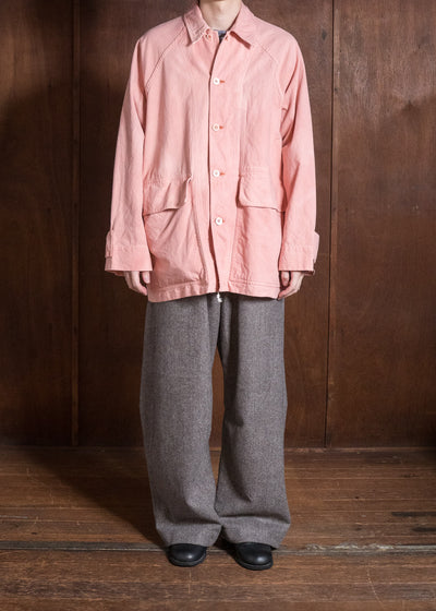 OLIVER CHURCH Outer Jacket / Madder Antique French Cotton / Linen