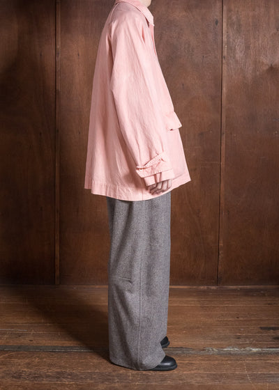 OLIVER CHURCH Outer Jacket / Madder Antique French Cotton / Linen