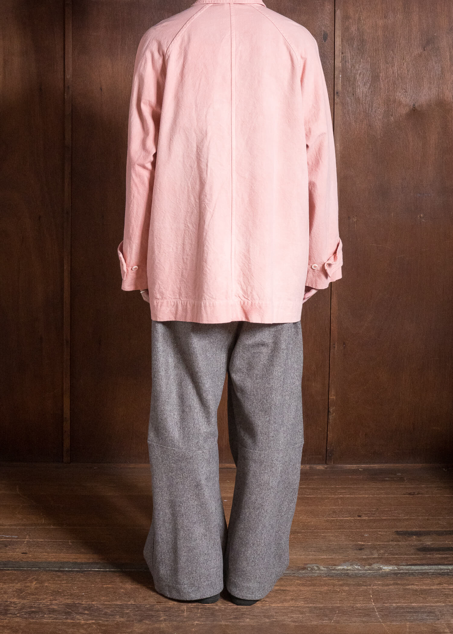 OLIVER CHURCH Outer Jacket / Madder Antique French Cotton / Linen