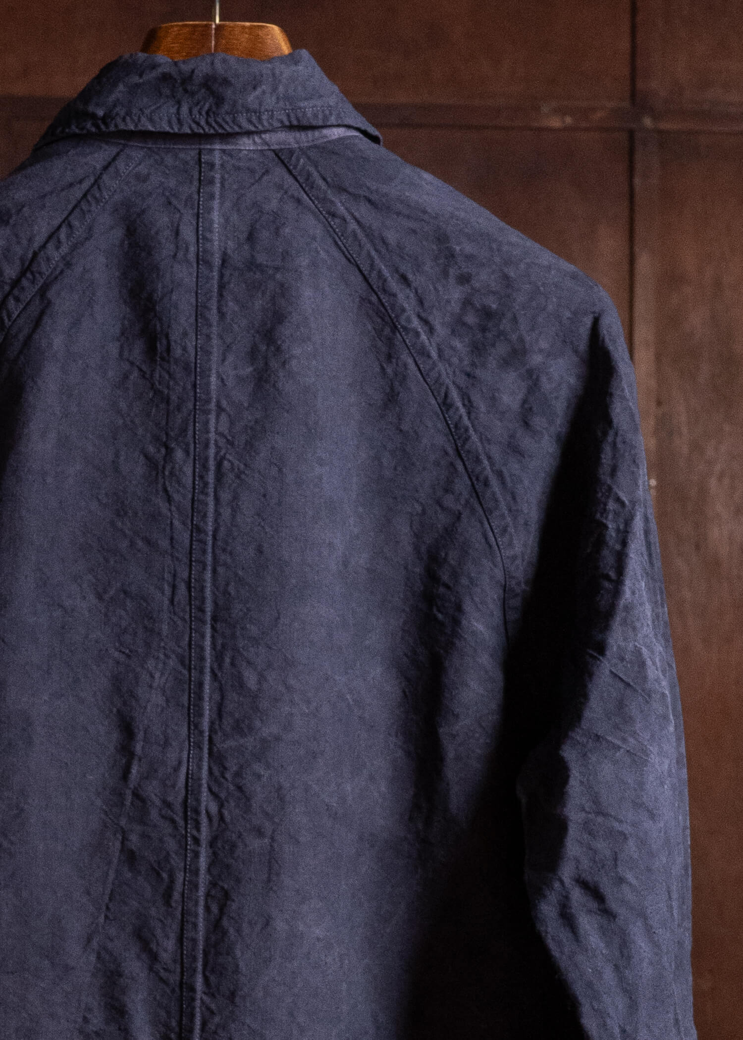 OLIVER CHURCH Outer Jacket Hand-dyed / Anthracite Antique French Linen