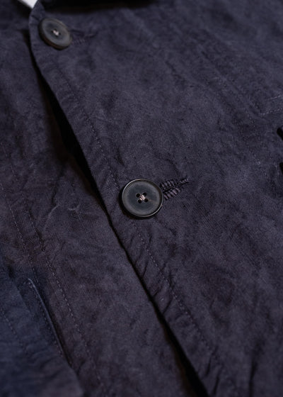 OLIVER CHURCH Outer Jacket Hand-dyed / Anthracite Antique French Linen