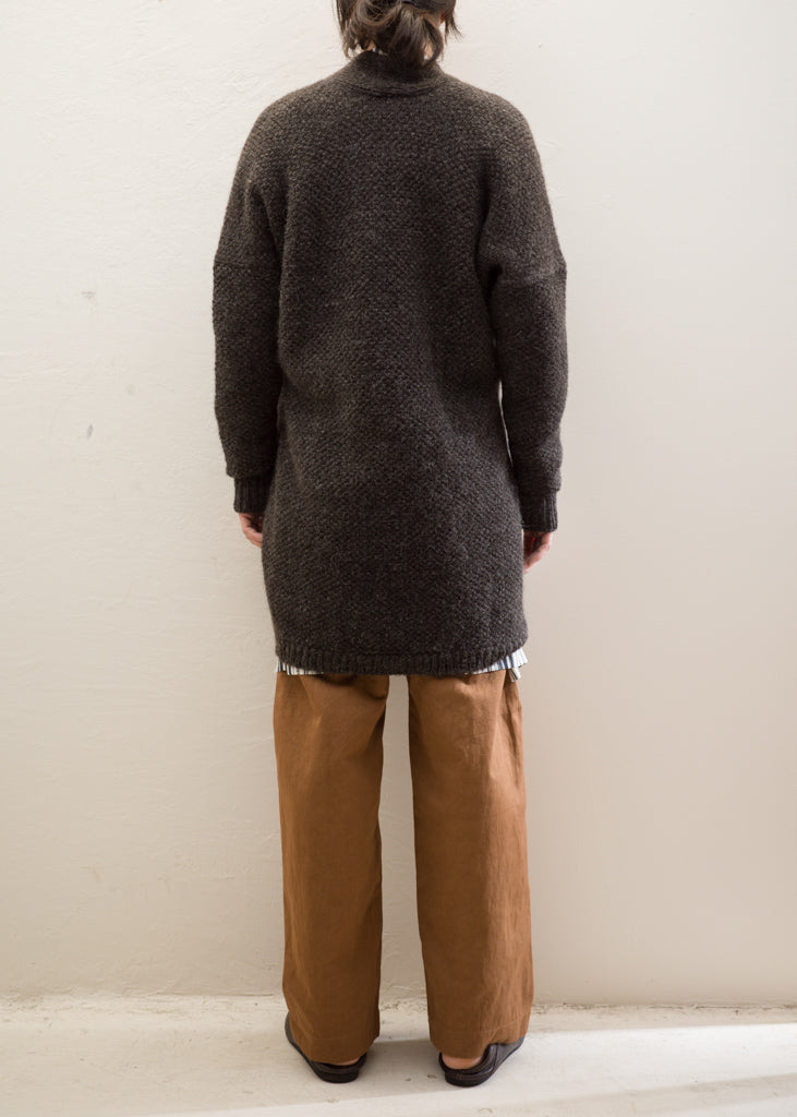 JAN-JAN VAN ESSCHE "TROUSERS#67" KAKISHIBU COTTON HEMP DENSE