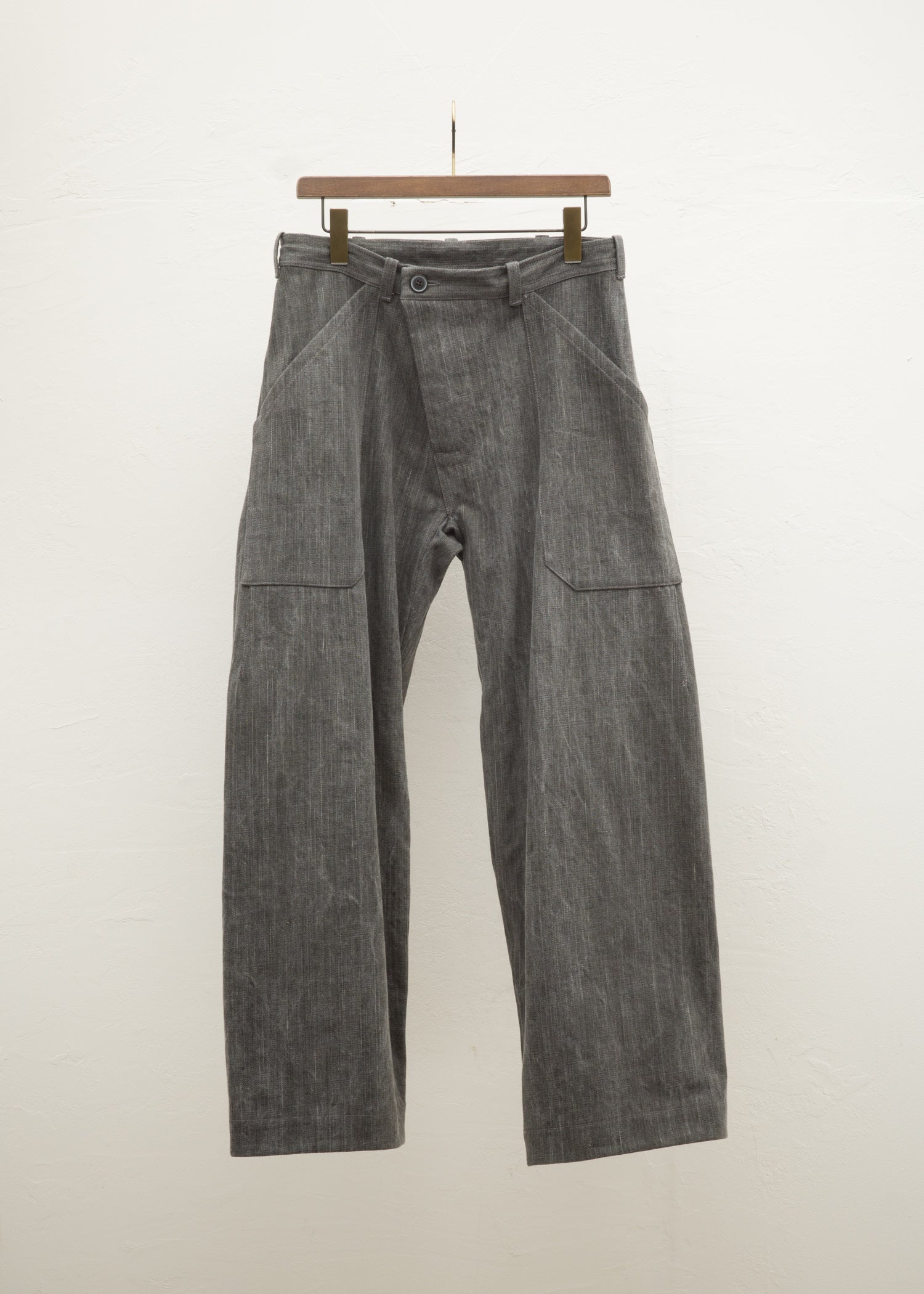 JAN-JAN VAN ESSCHE "TROUSERS#67" SUMI 棉质牛仔布