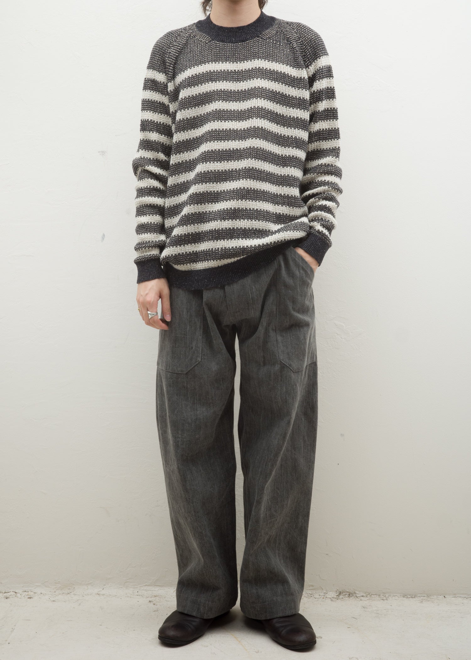 JAN-JAN VAN ESSCHE "TROUSERS#67" SUMI COTTON DENIM