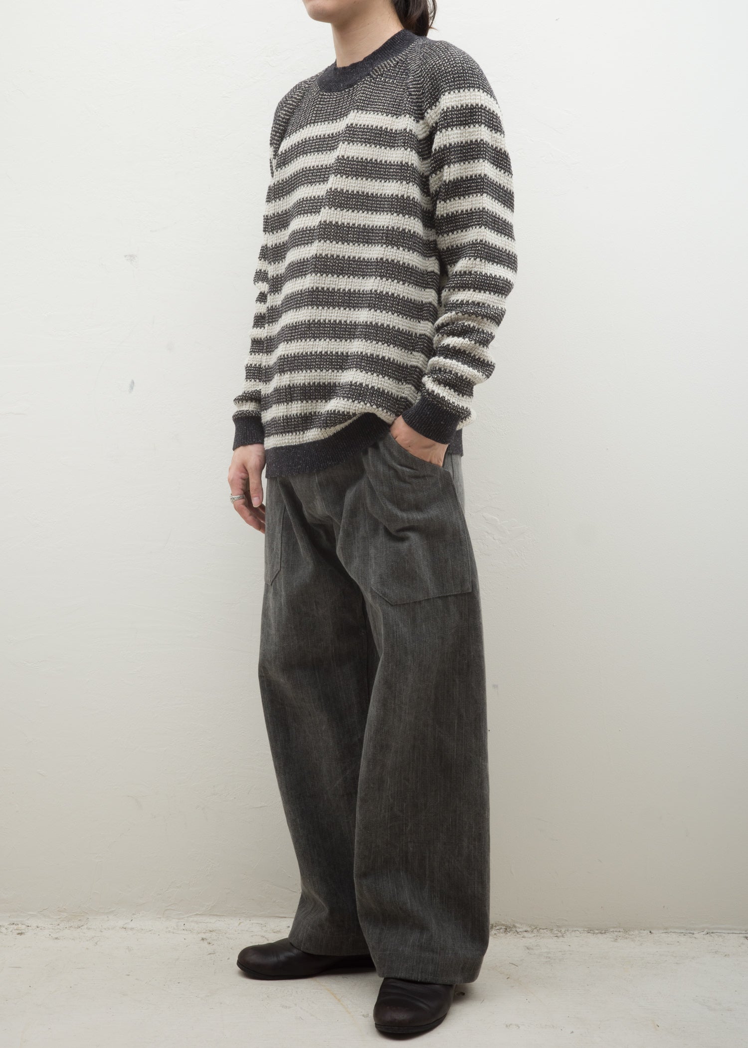 JAN-JAN VAN ESSCHE "TROUSERS#67" SUMI COTTON DENIM