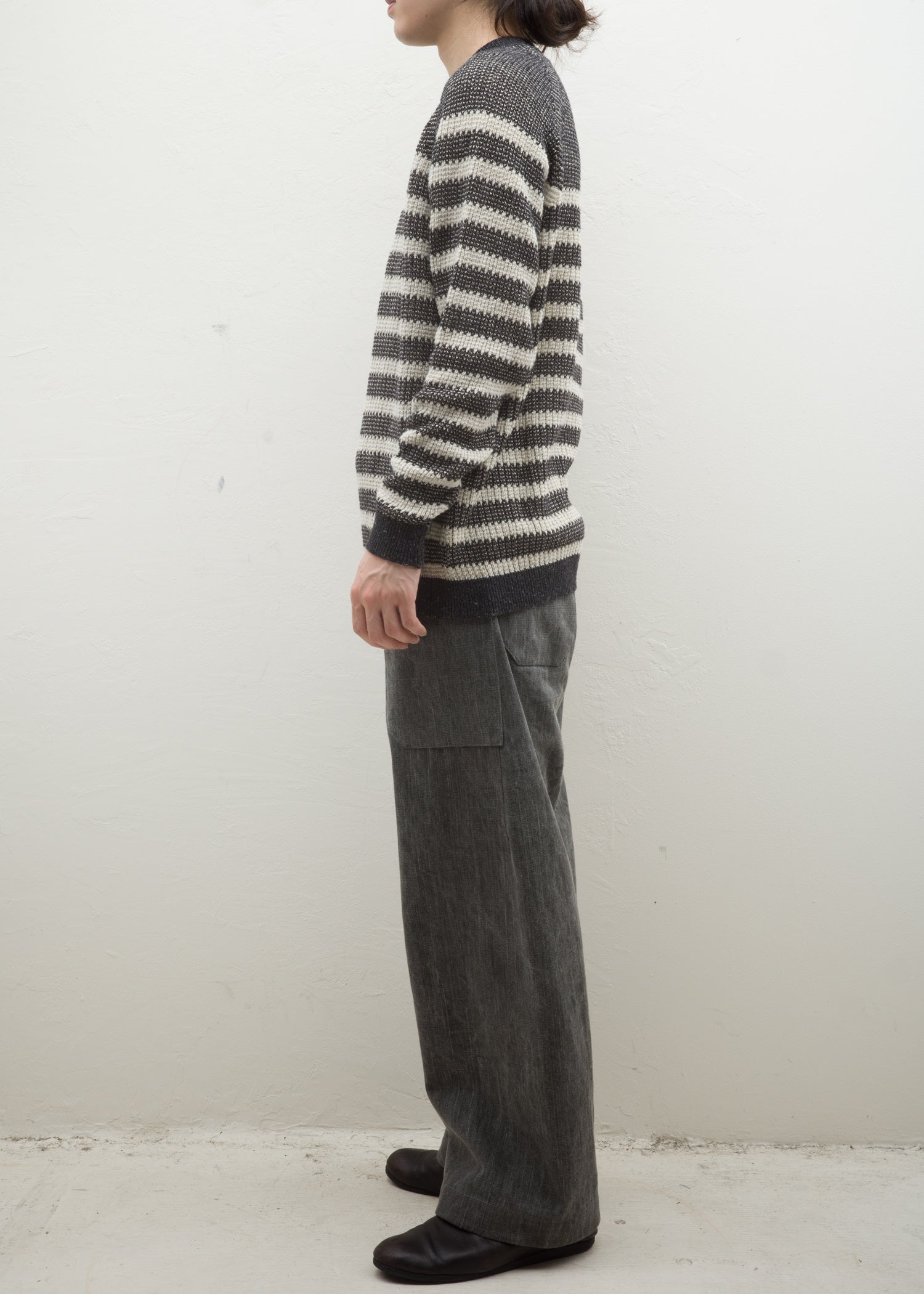 JAN-JAN VAN ESSCHE "TROUSERS#67" SUMI 棉质牛仔布