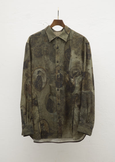 ZIGGY CHEN FRONT SLIT POCKET SHIRT