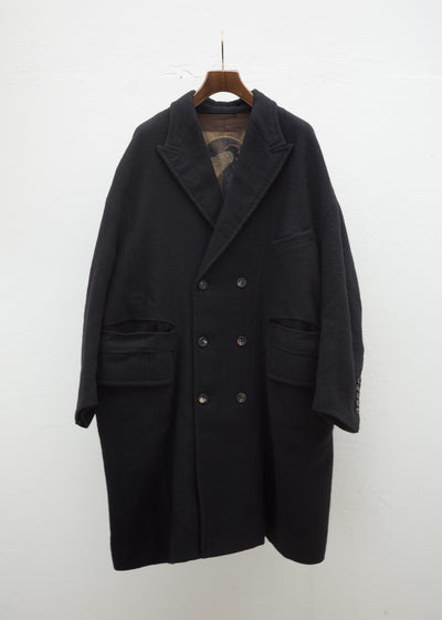 ZIGGY CHEN DOUBLE BREASTED OVERSIZED COAT