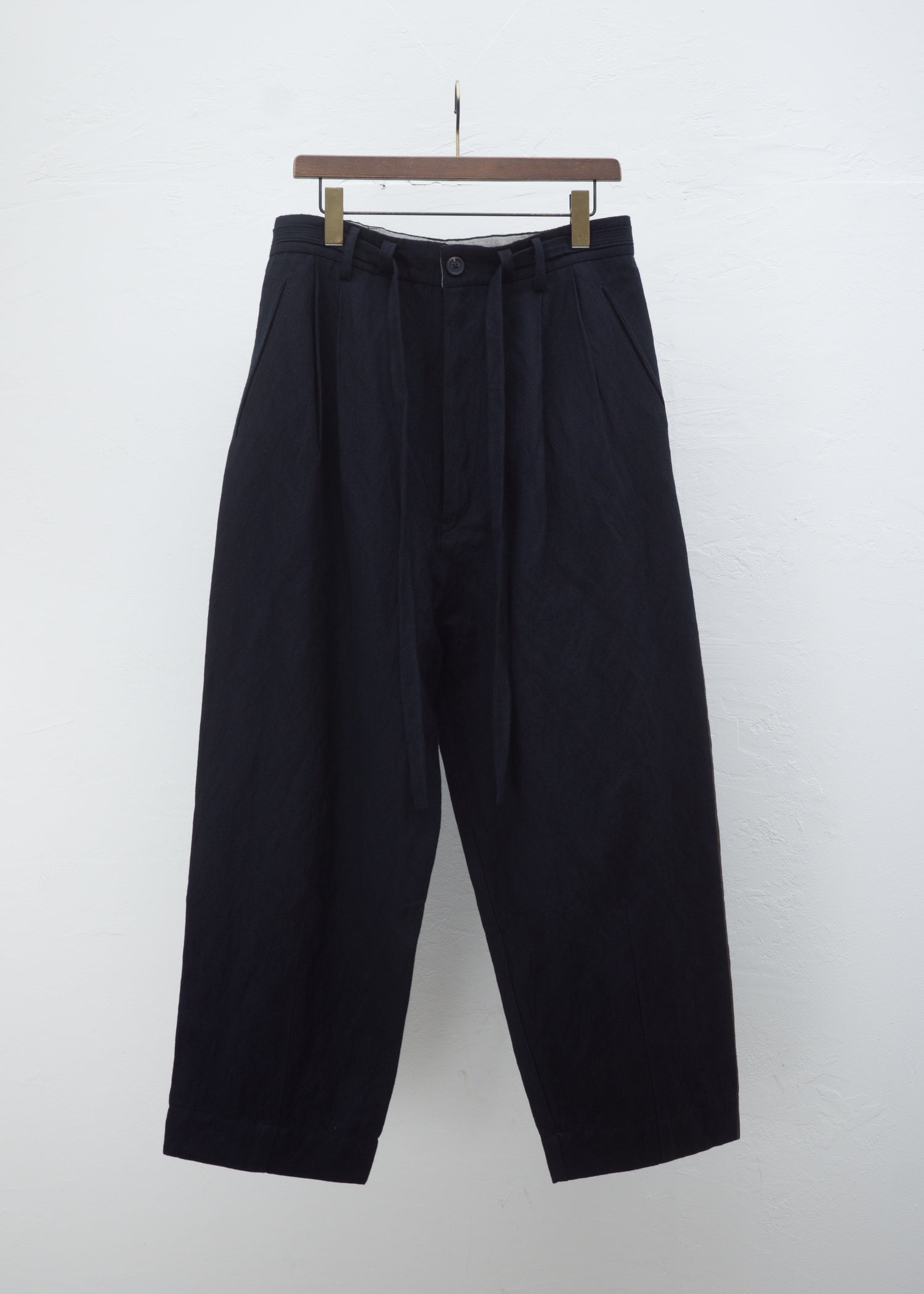 ZIGGY CHEN HALF DRAWSTRING TROUSERS