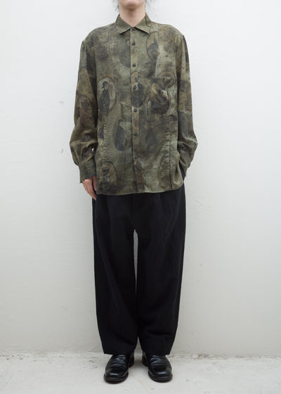 ZIGGY CHEN FRONT SLIT POCKET SHIRT