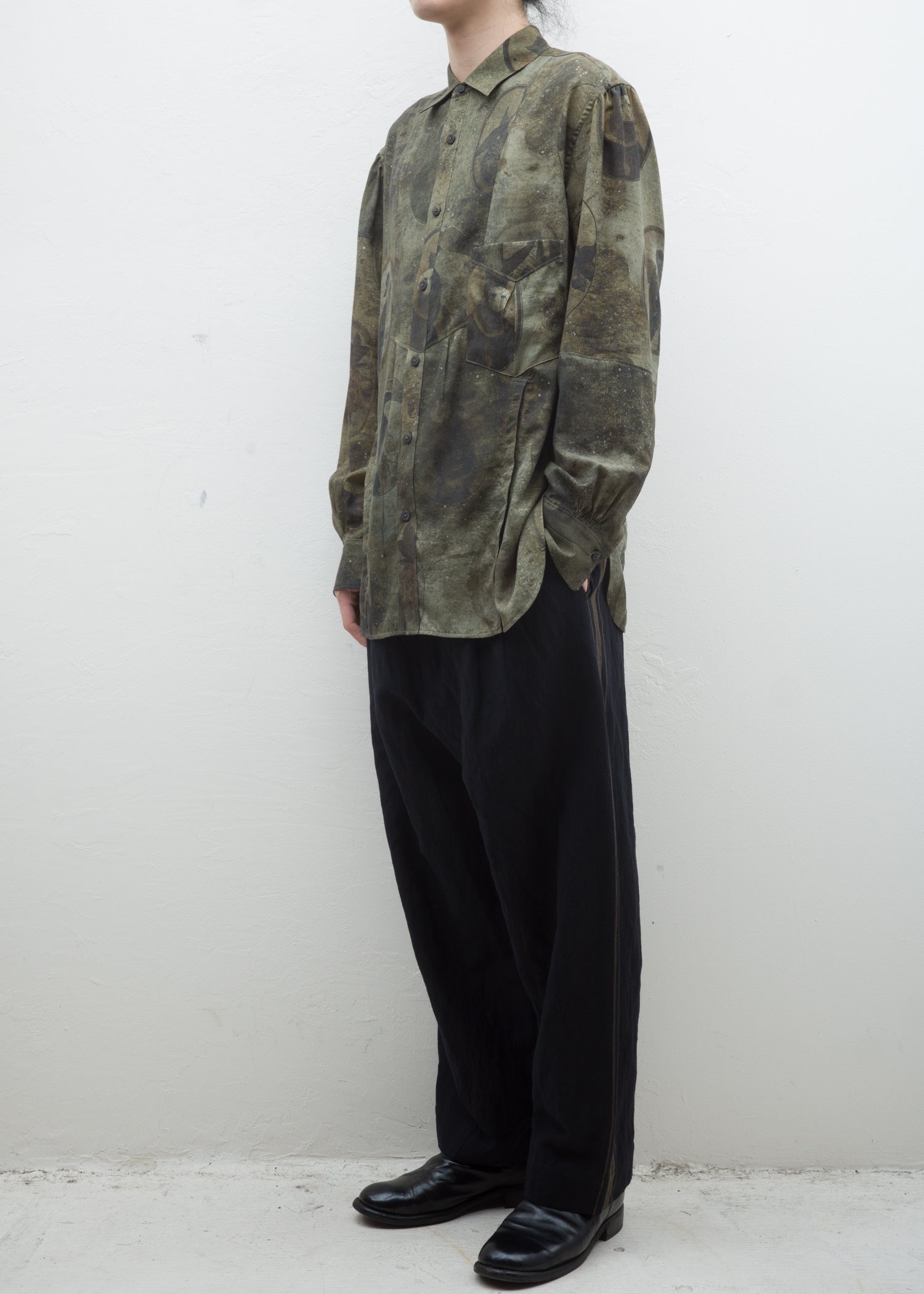 ZIGGY CHEN HALF DRAWSTRING TROUSERS