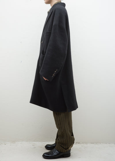 ZIGGY CHEN DOUBLE BREASTED OVERSIZED COAT