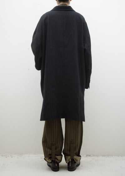 ZIGGY CHEN DOUBLE BREASTED OVERSIZED COAT
