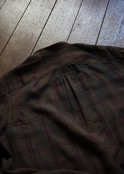 ZIGGY CHEN MANDARIN COLLAR POCKET SHIRT