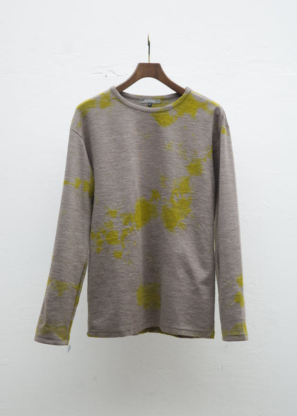 SUZUSAN Merino Wool Jersey Crew-Neck Pullover