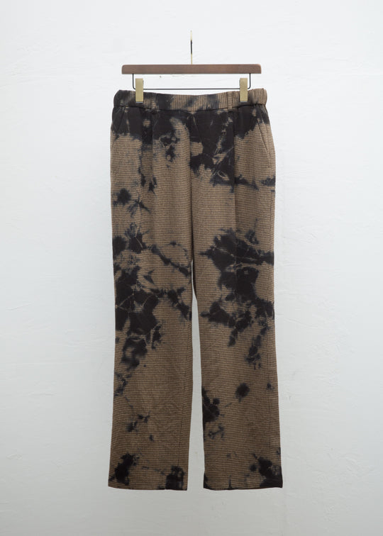 SUZUSAN Merino Wool Houndstooth Easy Trousers