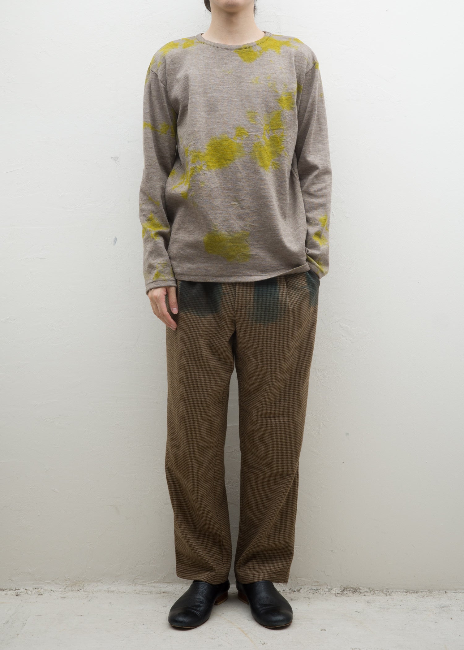 SUZUSAN Merino Wool Jersey Crew-Neck Pullover