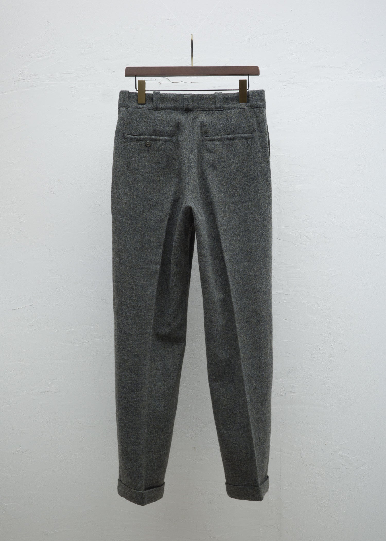 Taiga Takahashi LOT.201 WORK TROUSERS / MELANGE GRAY