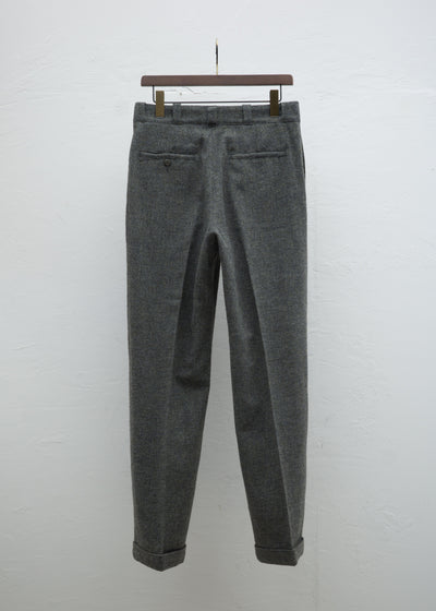 Taiga Takahashi LOT.201 WORK TROUSERS / MELANGE GRAY