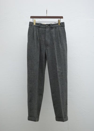 Taiga Takahashi LOT.201 WORK TROUSERS / MELANGE GRAY