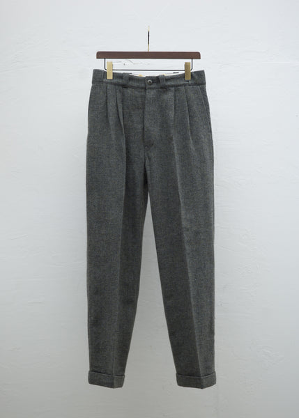 Taiga Takahashi LOT.201 WORK TROUSERS / MELANGE GRAY