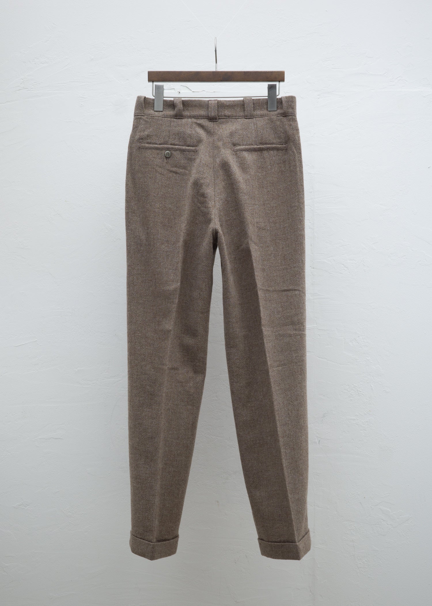 Taiga Takahashi LOT.201 WORK TROUSERS / MELANGE BEIGE