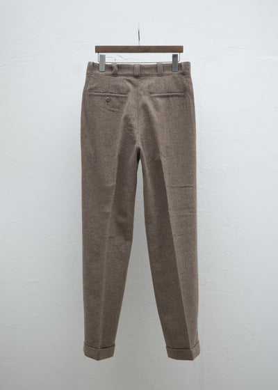 Taiga Takahashi LOT.201 WORK TROUSERS / MELANGE BEIGE