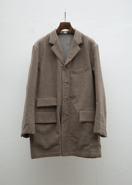 Taiga Takahashi LOT .401 ENGINEER COAT / MELANGE BEIGE