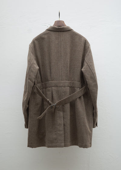 Taiga Takahashi LOT .401 ENGINEER COAT / MELANGE BEIGE – VISION OF