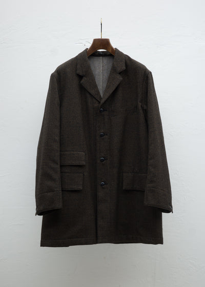 Taiga Takahashi LOT.401 ENGINEER COAT / MELANGE BLACK – VISION OF