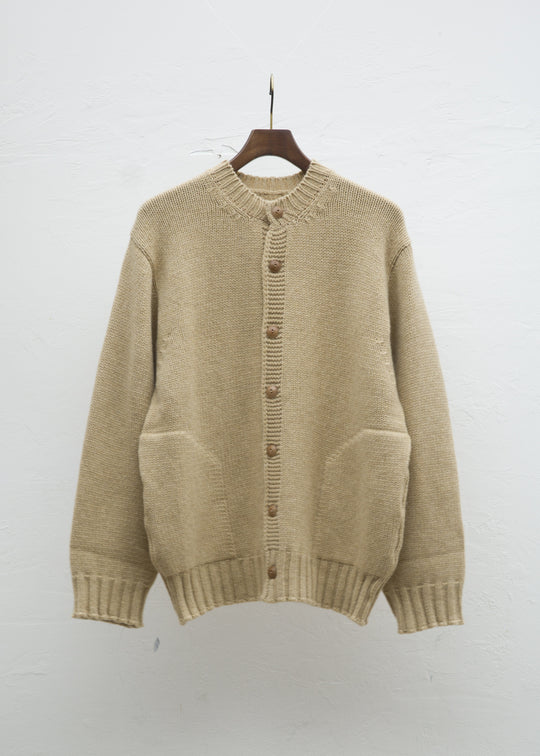Taiga Takahashi LOT .509 ARC CARDIGAN / CAMEL