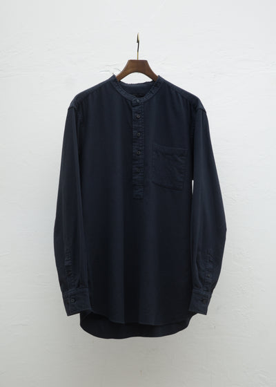 ZIIIN """"""""""""""""""""""""""""""""KOHBOU"""""""""""""""""""""""""""""""" HENRY NECK SHIRT 硫化染 ORGANIC COTTON