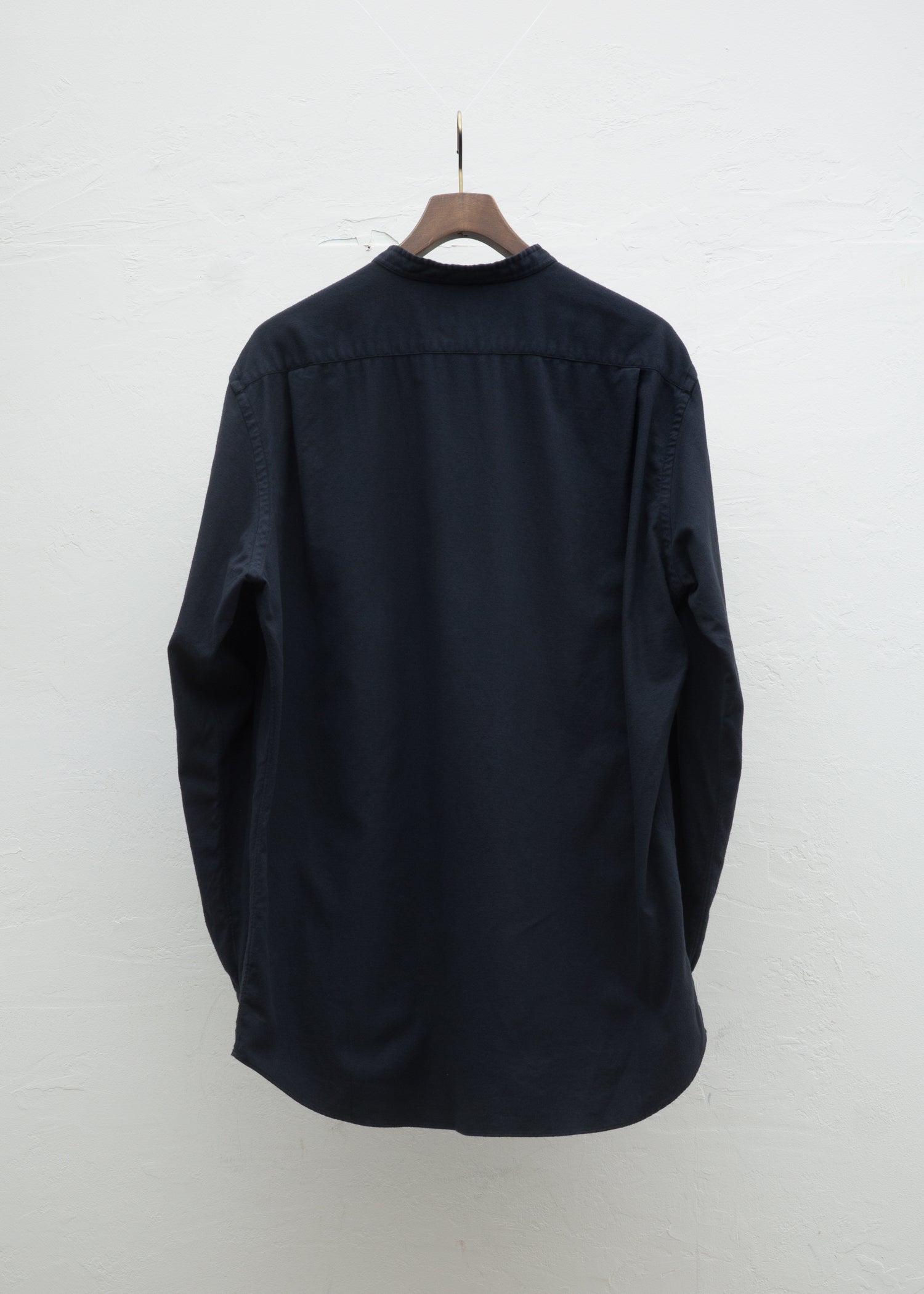 ZIIIN """"""""KOHBOU"""""""" HENRY NECK SHIRT 硫化染 ORGANIC COTTON