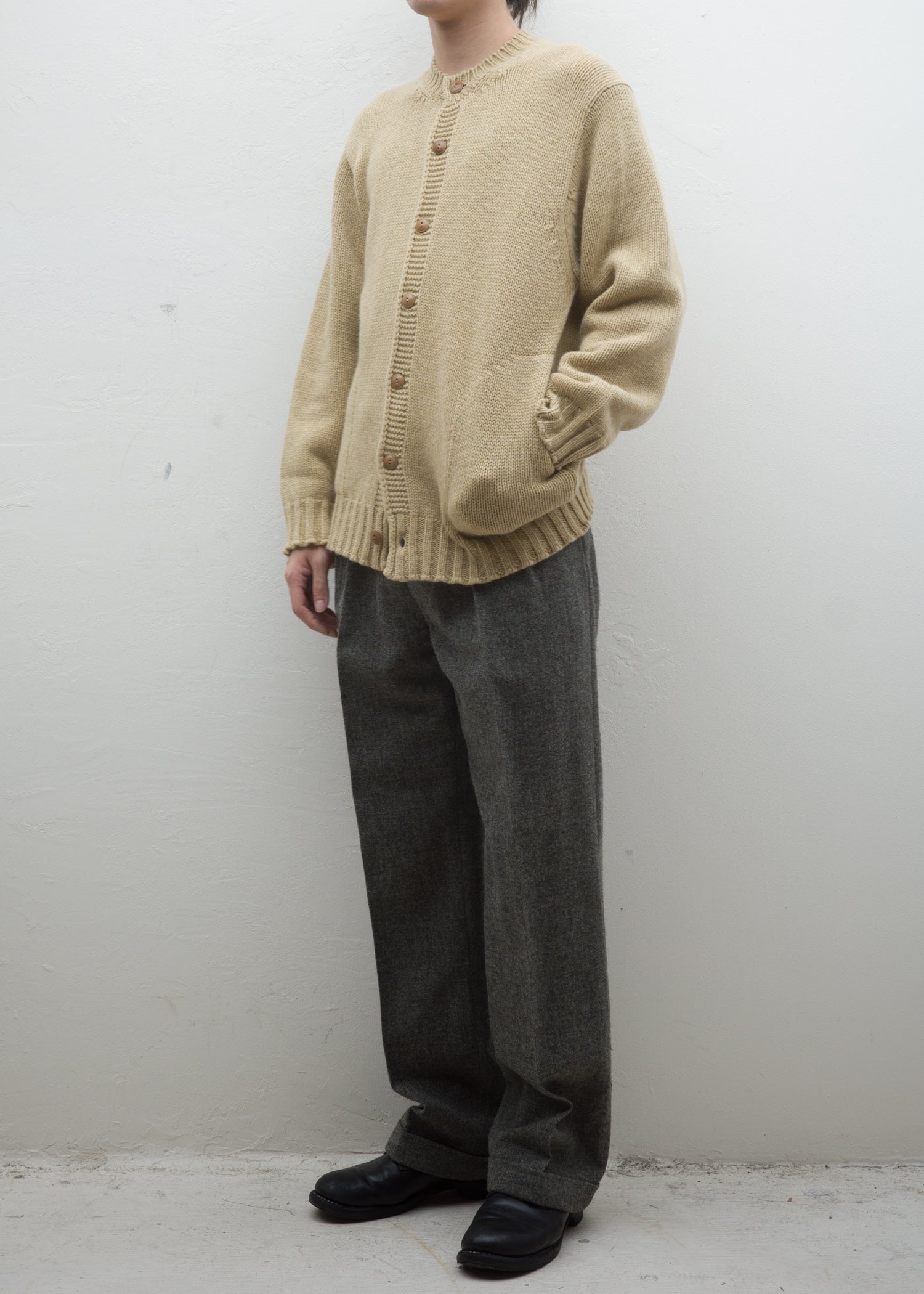 Taiga Takahashi LOT .509 A.R.C CARDIGAN / CAMEL