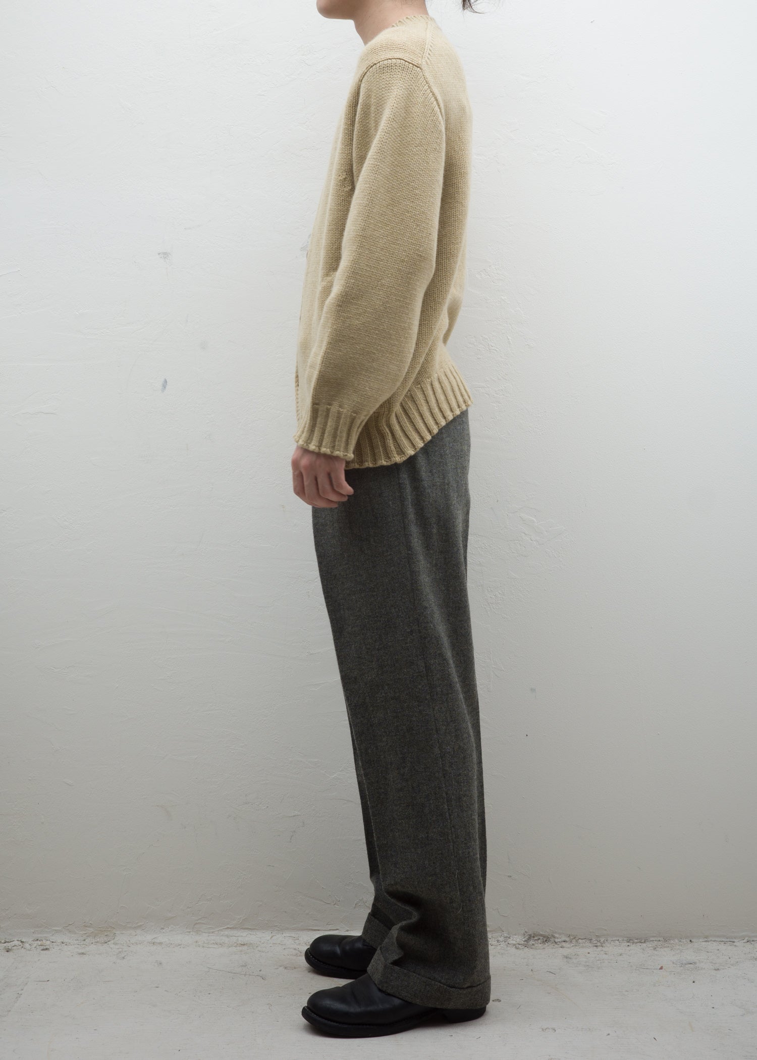 Taiga Takahashi LOT .509 A.R.C CARDIGAN / CAMEL