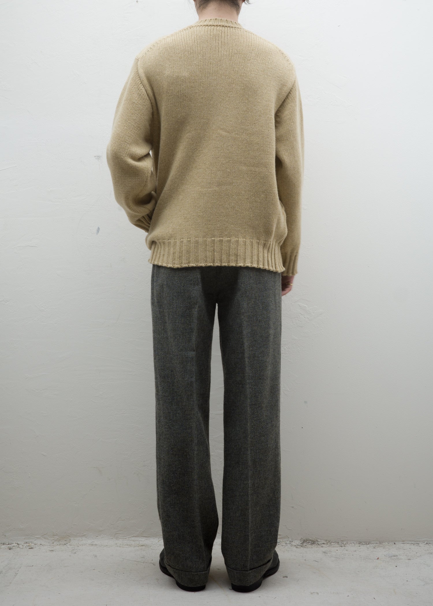 Taiga Takahashi LOT .509 ARC CARDIGAN / CAMEL